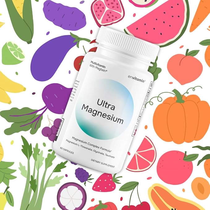 Ultra Magnesium Glycinate, L-Threonate & Taurinate - Multivitamin & Multimineral Complex