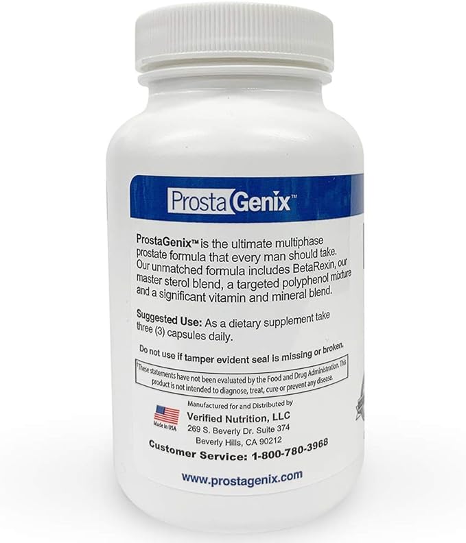 Multiphase Prostate Supplement -5 Bottles- Featured on Larry King Investigative TV Show - Over 1 Million Sold - End Nighttime Bathroom Trips, Urgency, Frequent Urination.