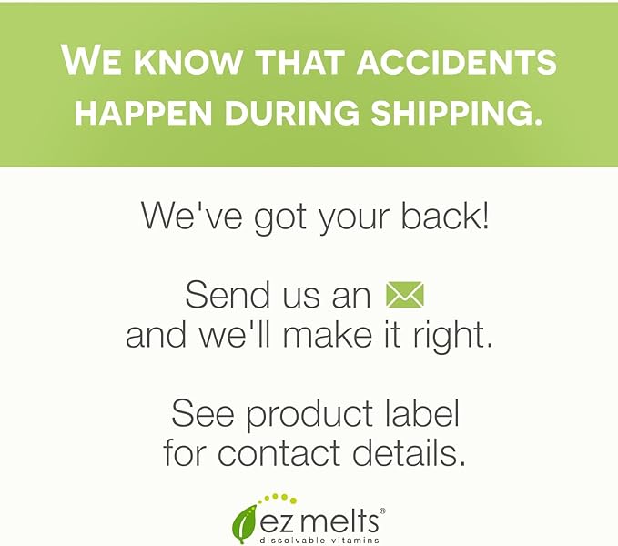 EZ Melts Dissolvable Multivitamin with Iron for Women & Men, Sugar-Free, 1-Month Supply