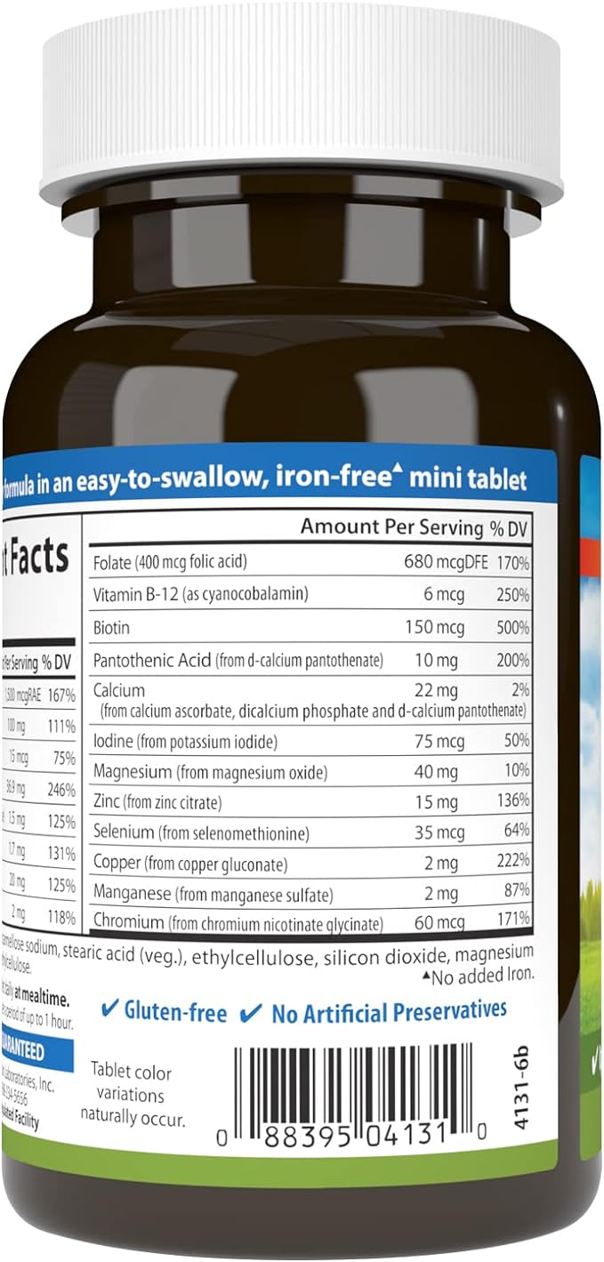 Carlson Mini-Multi, Essential Vitamins & Minerals, 90 Small Tablets