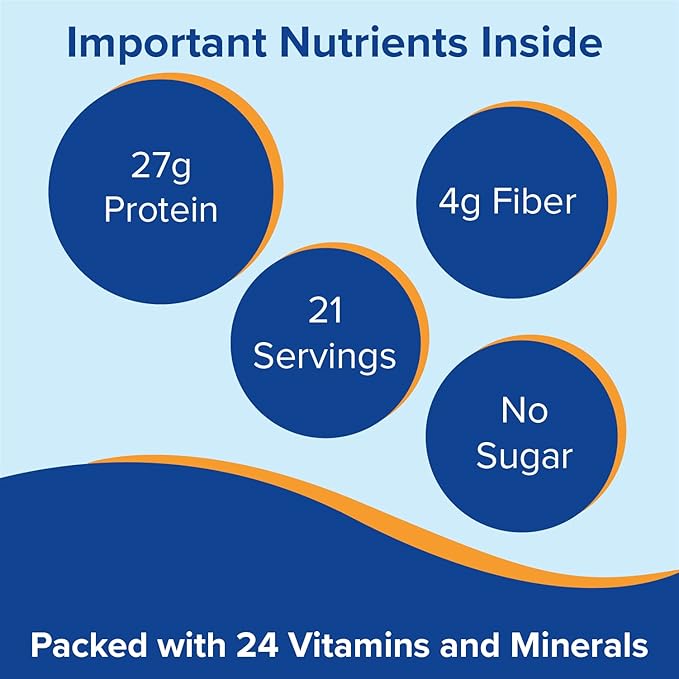 Bariatric Fusion Vanilla High Protein Meal Replacement Shake | 27g Whey Isolate Bariatric Protein Powder | Lactose Free Whey Protein Powder | Gluten and Sugar Free | 21 Servings