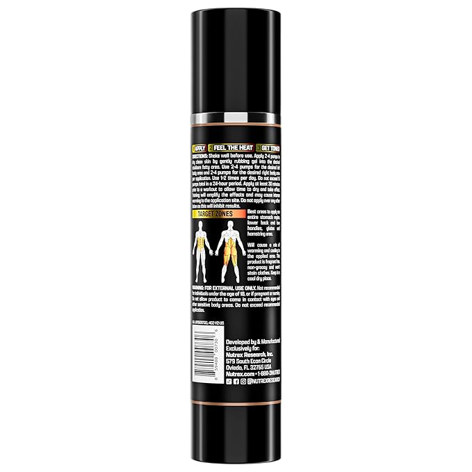 Lipo 6 Defining Gel - Fast Acting Cream for Men & Women | Anti Cellulite | Targets Stubborn Areas | Promotes Toning & Firming | Enhances Workout Efficiency, Heat Thermogenic Effect | 4 oz
