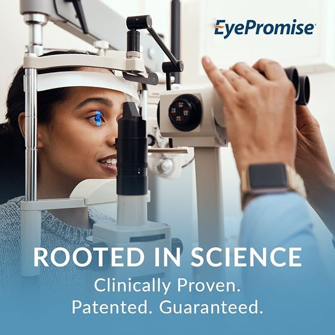EyePromise Ez Tears Eye Vitamin – Occasional Eye Irritation Supplement - Omega-3s and 8 Other Soothing Ingredients - for Irritation, Dryness, Itching, Redness