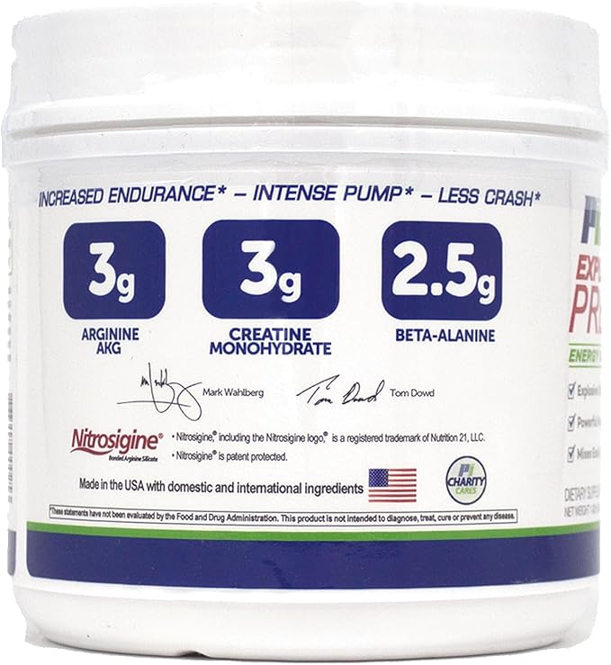 Performance Inspired Nutrition PreWorkout Powder - All Natural - G-Free & Vegan Formula - Contains Citrulline - Nitrosigine - Green Tea - Arginine - Beta Alanine - Tropical Fruit Punch - 32 Servings