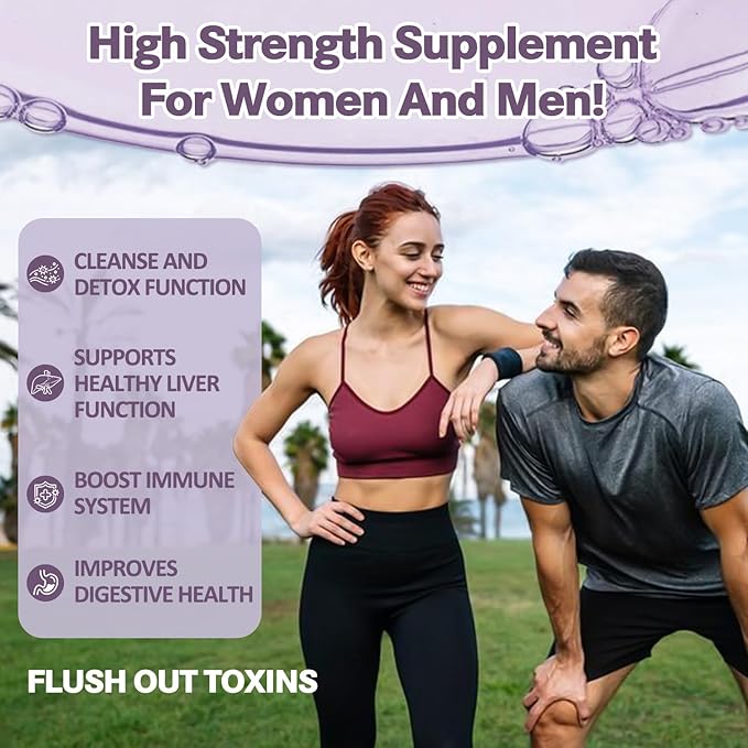 Liver Cleanse Detox & Repair Liquid,1100mg Milk Thistle Supplement Dandelion Root and 16+ Herbs for Liver Support Active Liver Health Formula No Sugar Vegan Non-GMO All-Natural 2 Fl Oz (Pack of 2