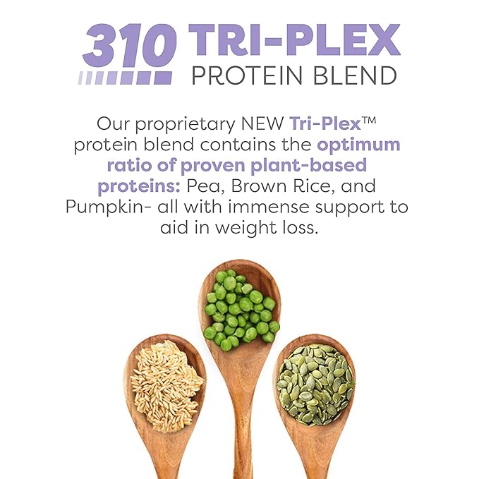310 Nutrition – All-In-One Meal Replacement Shake - New Formula with Fiber Rich Vegan Superfood Blend - Natural Sweeteners - Low Carb Shake, Keto & Paleo Friendly - Gluten Free - 26 Essential Vitamins