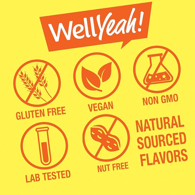 Kid's Calcium, Magnesium, Zinc + Vitamin D3 Gummies by WellYeah | Bone, Muscle and Nerve Health Support, Immune Support | for Men and Women | Gluten Free, Non GMO | Raspberry Flavor | 60 Count