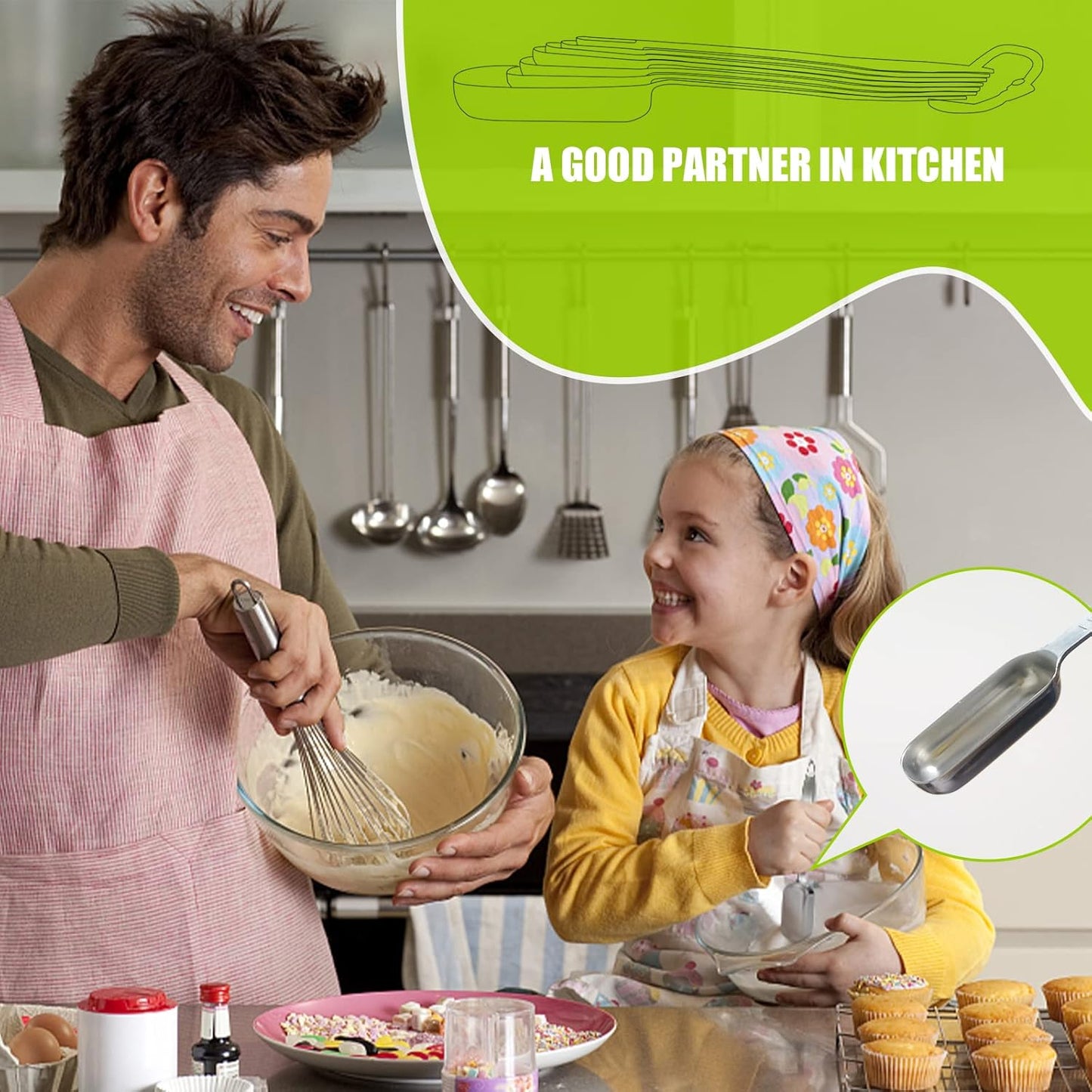 1PCS 1Teaspoon (1/3tbsp, 5ml) Single Measuring Spoon, Individual Stainless Steel Long Handle Measure Tablespoon Only