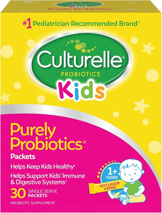 Culturelle Kids Daily Probiotic Supplement - Helps Support a Healthy Immune & Digestive System* - #1 Pediatrician Recommended Brand - For Age 3+ - 30 Single Packets-HarmonyPath Wellness