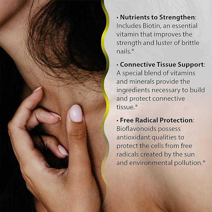 Irwin Naturals Longer, Stronger Hair and Nails - 60 Liquid Softgels - Promotes Vibrant Shine Texture & Strength - 30 Total Servings