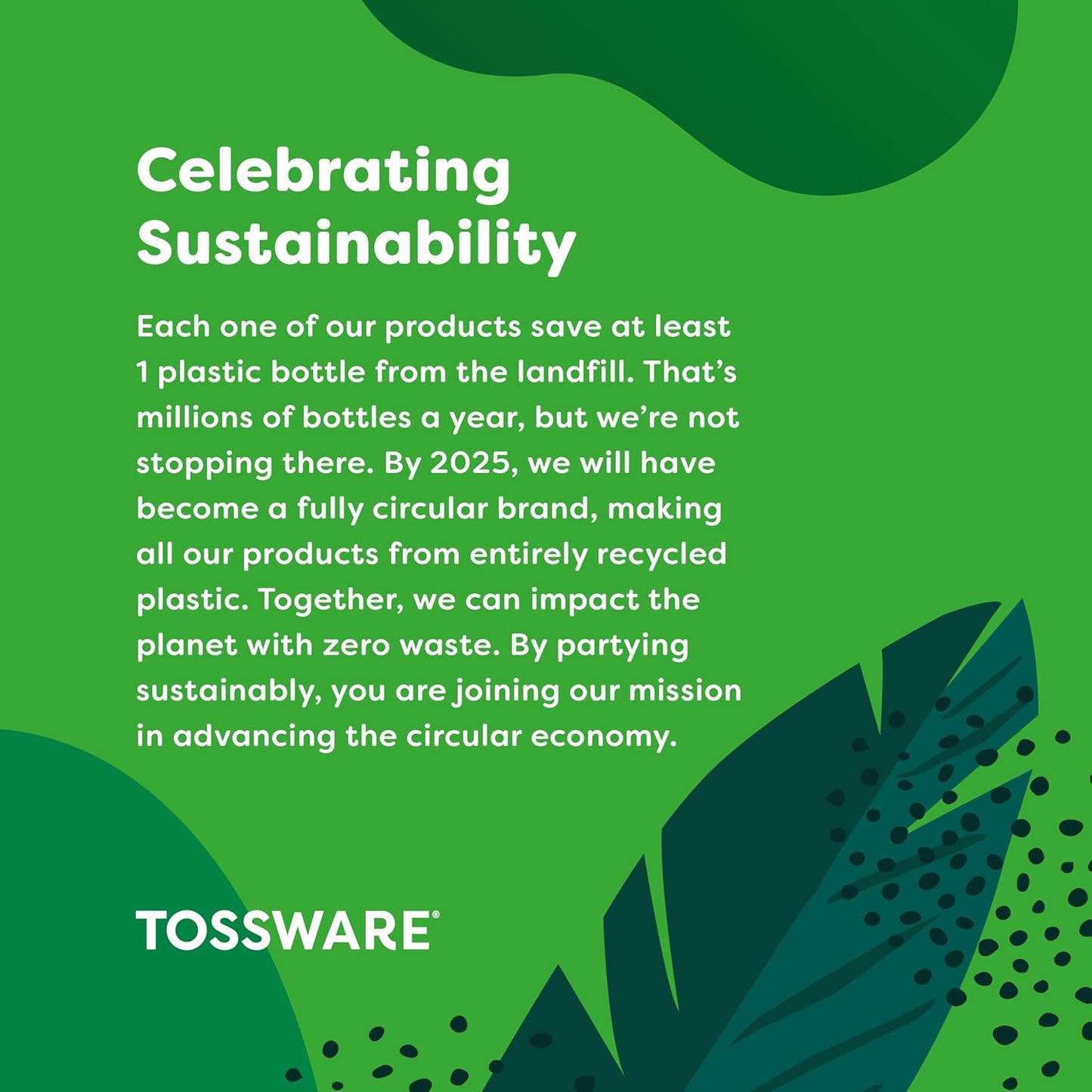 TOSSWARE RESERVE 10oz Stacking Old Fashioned, SET OF 24, Premium Quality, Dishwasher Safe & Heat Resistant Unbreakable Plastic Old Fashioned Glasses, Clear