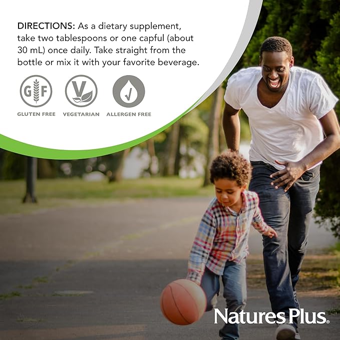 Source of Life Gold Multivitamin Liquid - 30 fl oz, Pack of 2 - Includes Vitamins D3, B12, K2 & Over 120 Whole Food Nutrients - 60 Total Servings