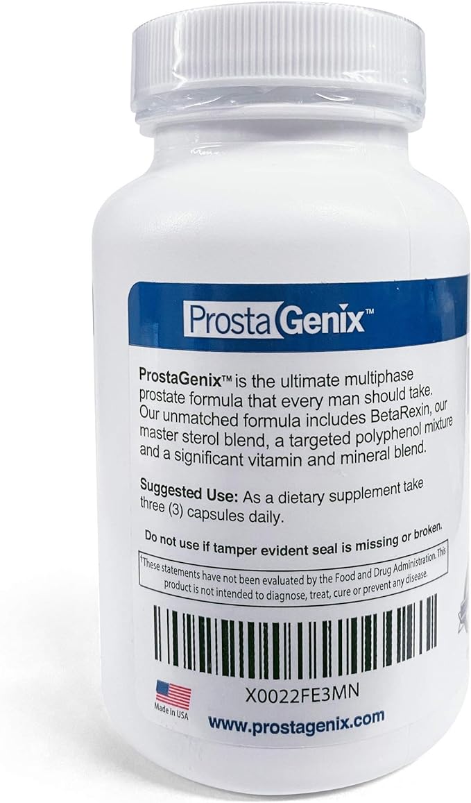 Multiphase Prostate Supplement-Featured on Larry King Investigative TV Show - Over 1 Million Sold -End Nighttime Bathroom Trips, Urgency, & More. 90 Capsules