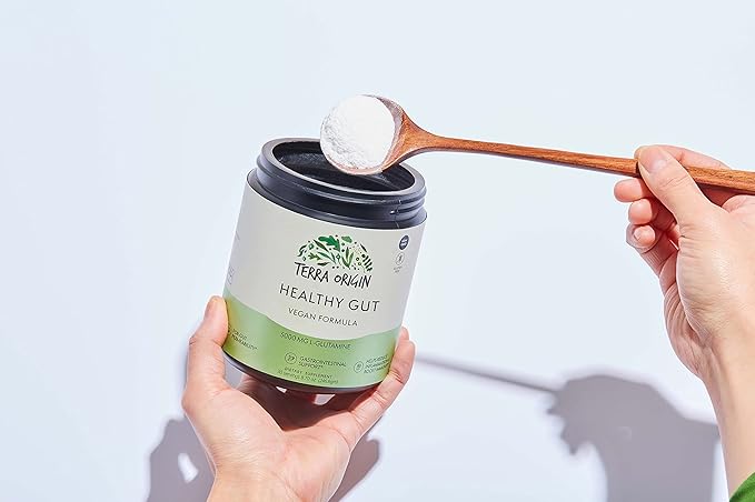 Healthy Gut Vegan Formula | with L-Glutamine and Clinically proven ingrediens | Supports gut permeability, gastrointestinal support, helps alleviate stomach discomfort and boost immunity*