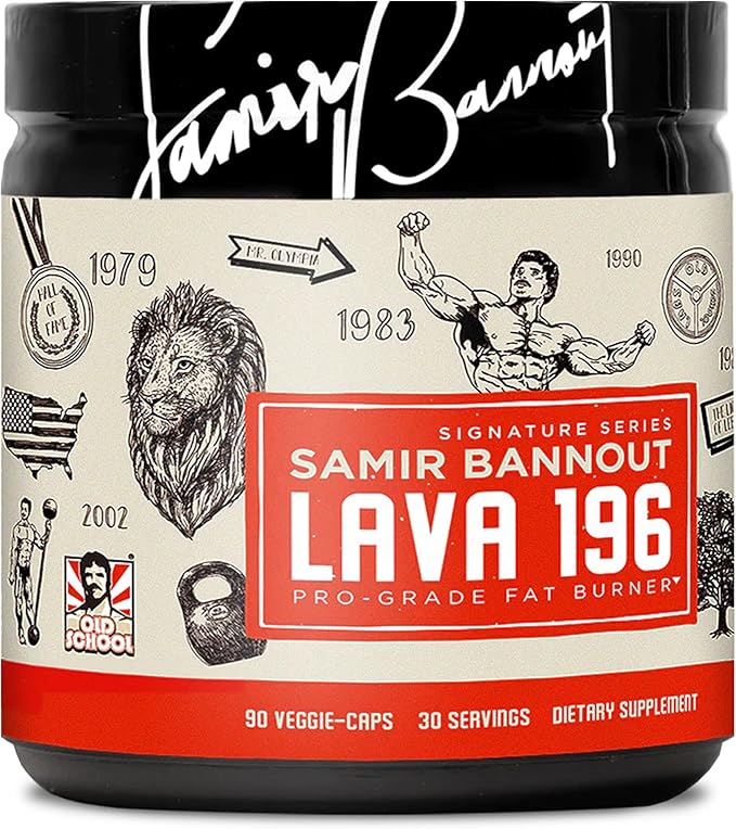 Lava 196 ā Advanced 3-Stage Fat Burner for Men & Women ā Thermogenic Metabolism Booster ā Hormone & Muscle Support ā Exclusive OSL x Mr Olympia Samir Bannout Collaboration ā 30 Servings