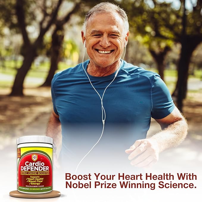 3 Pack - Cardio Heart Health, Nitric Oxide Booster - L-Arginine Supplement with 5,200mg L-Arginine & 1,200mg L-Citrulline - Heart Health & Cardiovascular Support