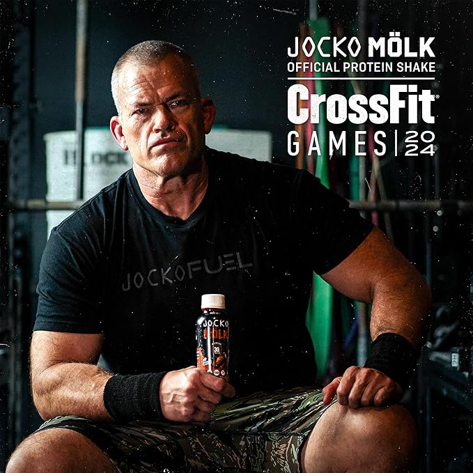 Jocko Mölk 30g Grass Fed Protein Shakes – No Added Sugar Protein Drinks KETO Friendly - Ready to Drink 12 FL Oz (Pack of 12) Sweet Cream Coffee