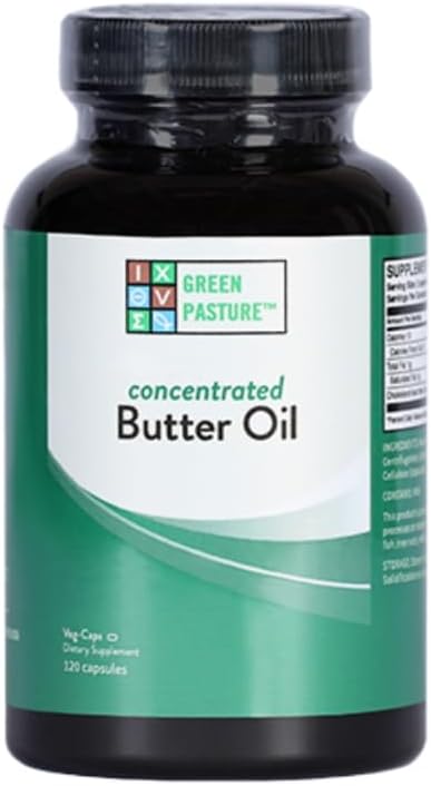 Green Pasture Concentrated Butter Oil Capsules-HarmonyPath Wellness