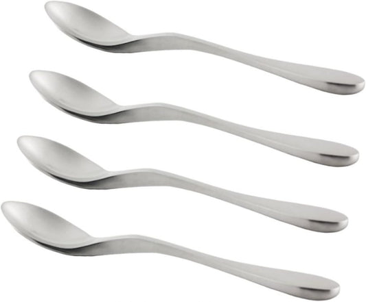 Knork Original Matte Teaspoon, 4 Piece Set,18/10 Stainless Steel,Silver