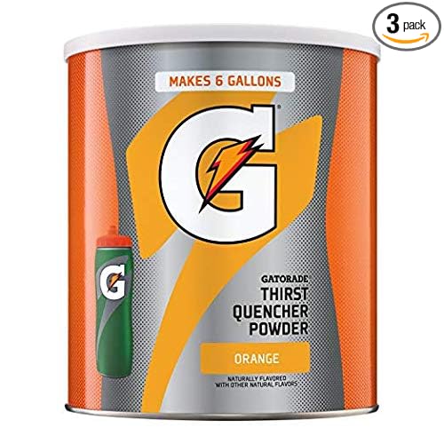 Gatorade Thirst Quencher Powder, Orange, 51oz Powder (Pack of 3)