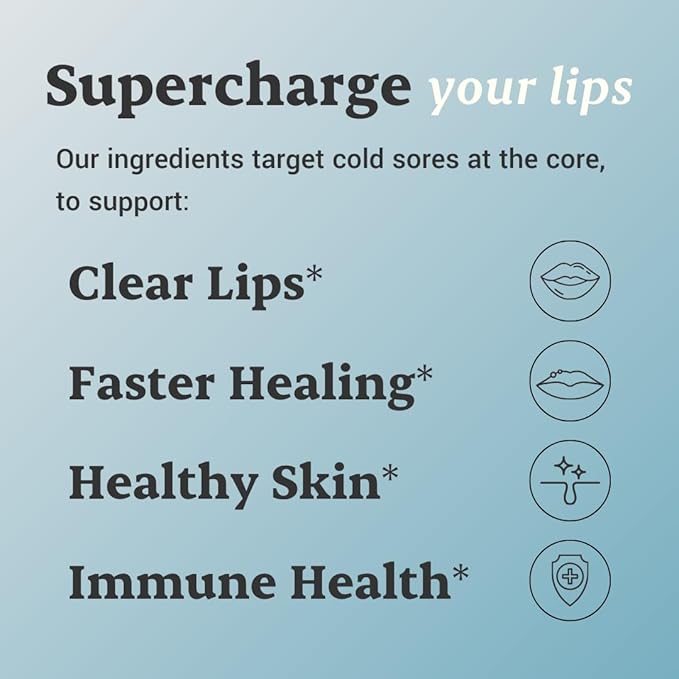 L-Lysine Cold Sore Treatment For Lips With Immune Support - L Lysine 1000mg Capsules, Chaga, Bee Propolis, Vitamin C, Zinc & Licorice Root Extract - Non-GMO, Vegetarian, 60 Capsules for Men and Women-HarmonyPath Wellness