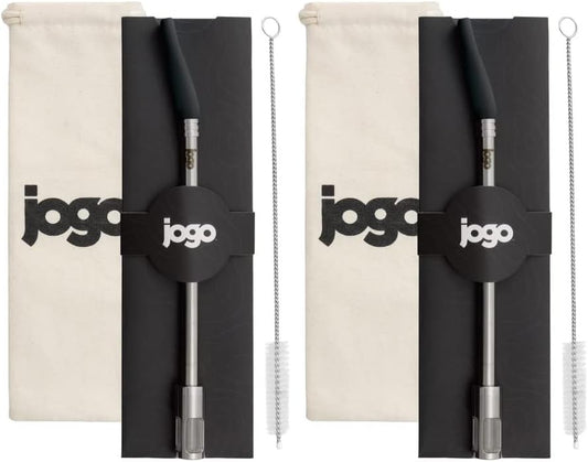 JoGo - Portable Coffee and Tea Brewing Straw - Reusable Coffee Maker Made of Stainless Steel with Single Serve Strainer - Filter Function for Hot and Cold Brew - Ideal for Coffee and Loose Leaf Teas
