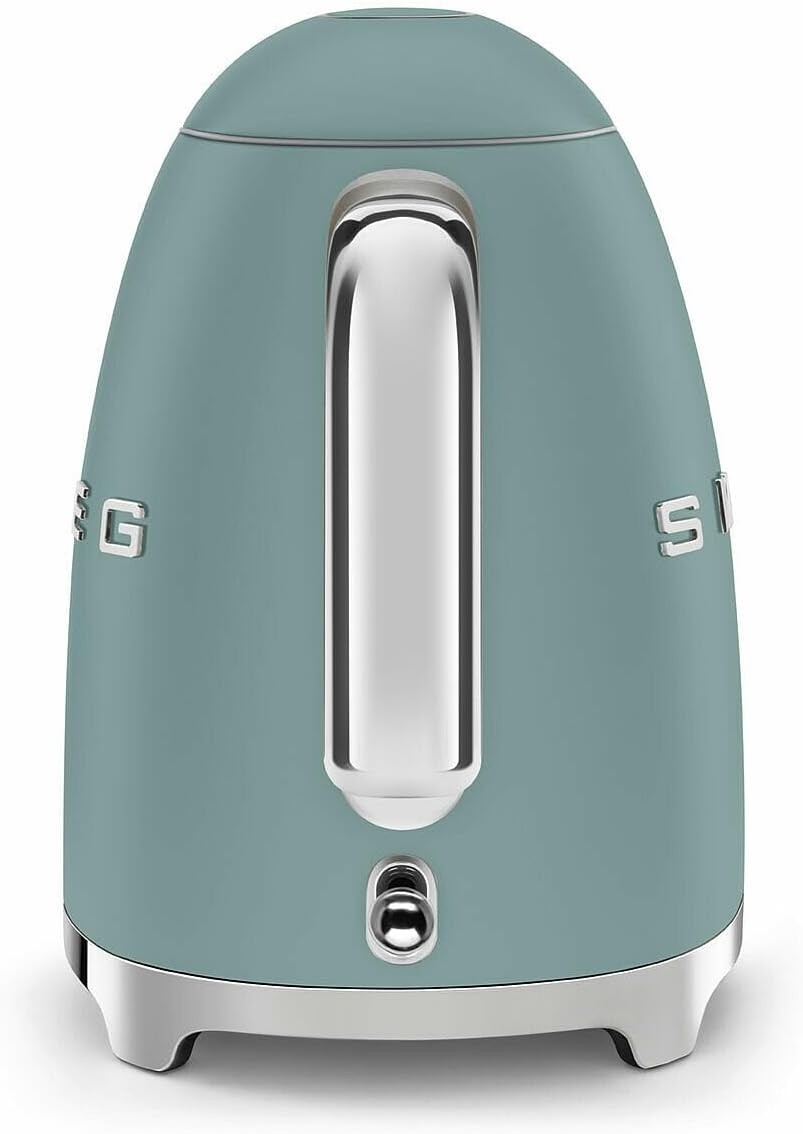 Smeg 50's Retro Style 7-Cup Electric Water Kettle with Automatic Shutoff, Removable Base, and Water Indicator (Jade)