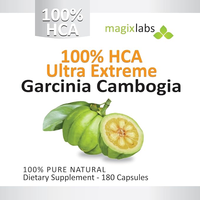 100% HCA Ultra Extreme Garcinia Cambogia Extract – 100% Pure All Natural – The Ultimate Fast Action Supplement-HarmonyPath Wellness