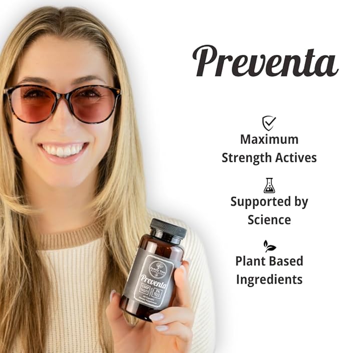 Preventa Migraine Relief Supplement – PA-Free Butterbur, Magnesium, Riboflavin, Feverfew – Daily Headache Prevention – 60 Capsules-HarmonyPath Wellness