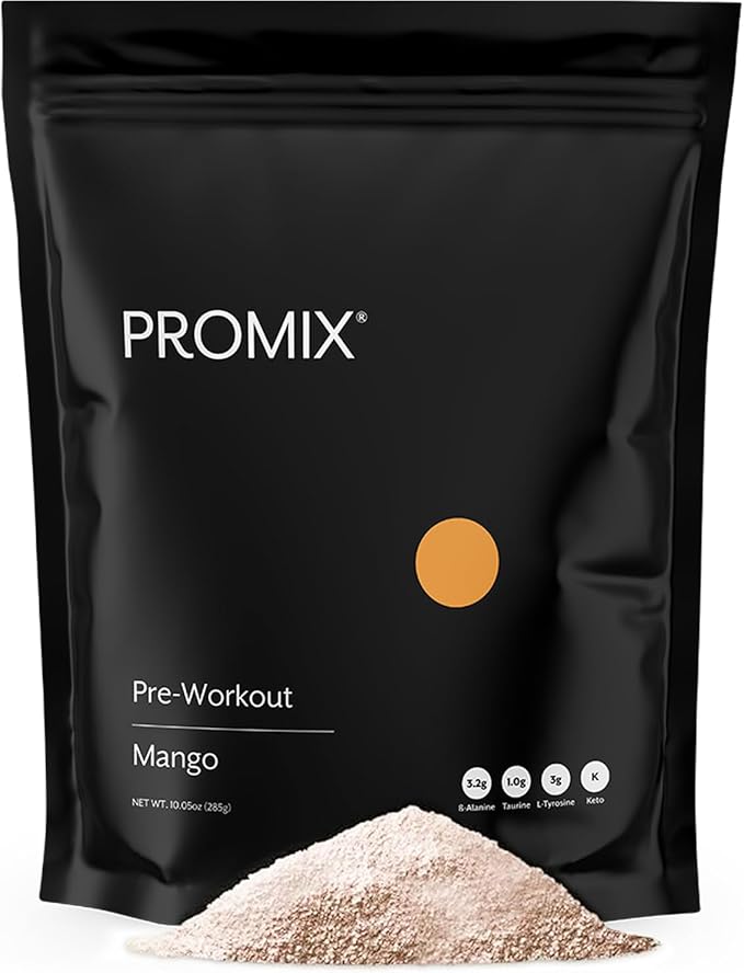 ProMix Nutrition Pre-Workout - Maximize Focus and Performance - Free of Stevia, Xanthan Gum, Soy, Gluten and GMOs - Mango - 30 Servings (Pack of 1)-HarmonyPath Wellness