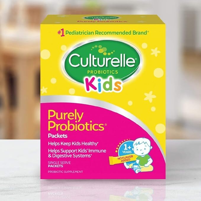 Culturelle Kids Daily Probiotic Supplement - Helps Support a Healthy Immune & Digestive System* - #1 Pediatrician Recommended Brand - For Age 3+ - 30 Single Packets-HarmonyPath Wellness