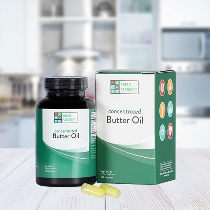 Green Pasture Concentrated Butter Oil Capsules-HarmonyPath Wellness