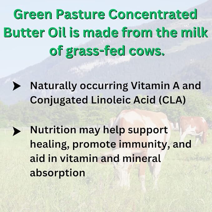 Green Pasture Concentrated Butter Oil Capsules-HarmonyPath Wellness