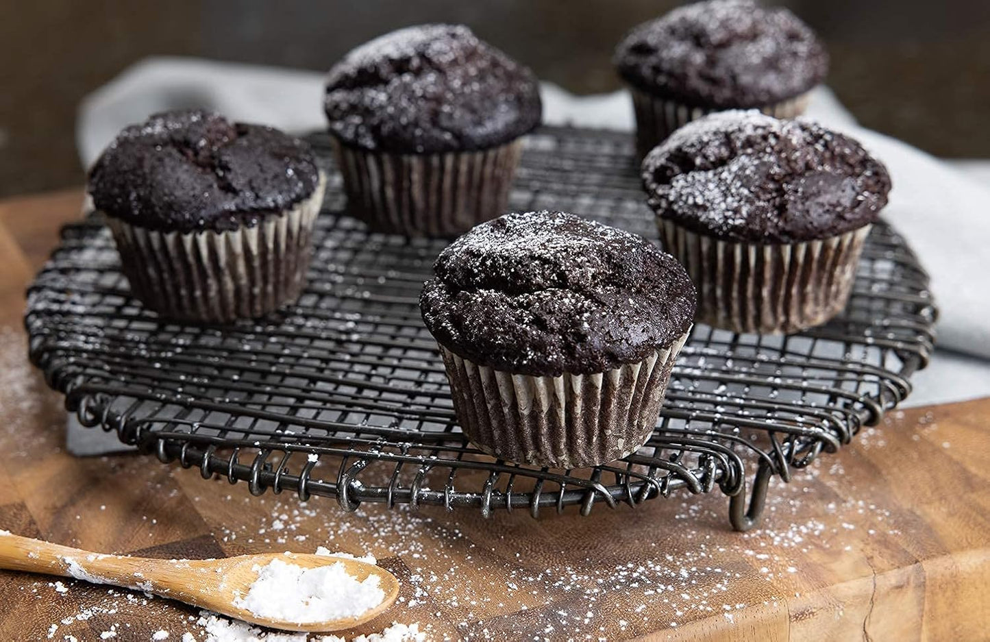 TruEats Dutch Chocolate Muffin & Cake Mix: Low Glycemic, Protein & Fiber Rich, Gluten & Grain Free, Diabetic Friendly, Vegan Friendly, Dairy Free, Plant Based, Sweetened with Monk Fruit Sweetener