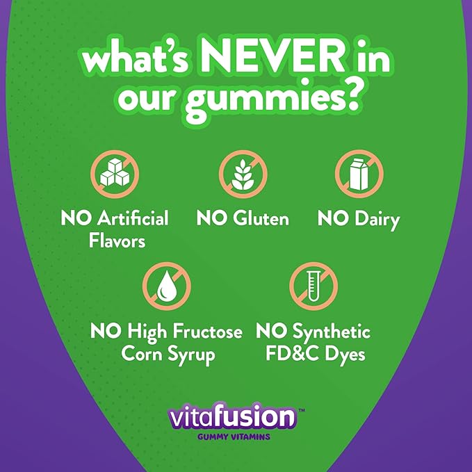 Vitafusion Elderberry Gummy Vitamins, 90ct Elderberry Gummy Vitamins, Chewables, 90 Count (Pack of 2)