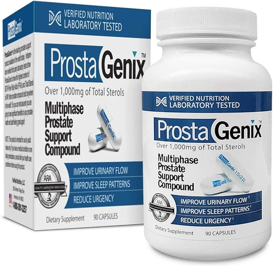 Multiphase Prostate Supplement-Featured on Larry King Investigative TV Show - Over 1 Million Sold -End Nighttime Bathroom Trips, Urgency, & More. 90 Capsules