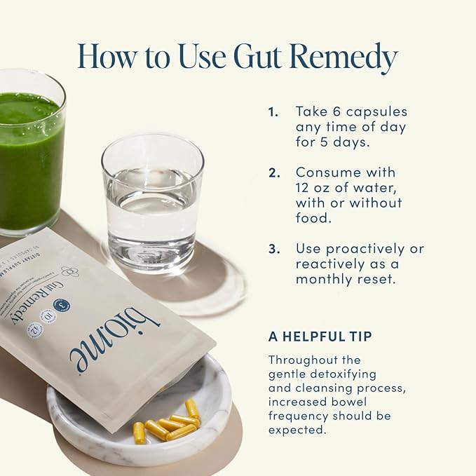 Gut Remedy Capsules (3 Monthly Cleanses) Gut Cleanse with Magnesium Citrate, Berberine, Immunolin, L-Glutamine - 5 Day Cleanse & Reset Digestive System, Remove Waste, Rebalance Gut Microbiome