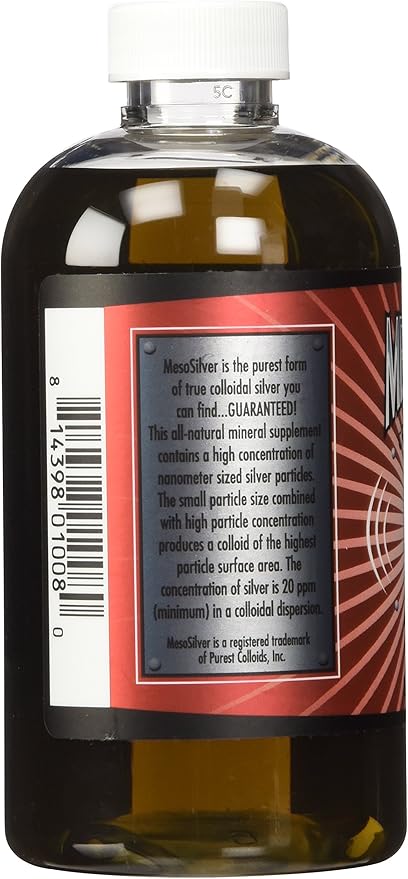 MesoSilver ® 20 ppm Colloidal Silver 250 mL/8.45 Oz-HarmonyPath Wellness