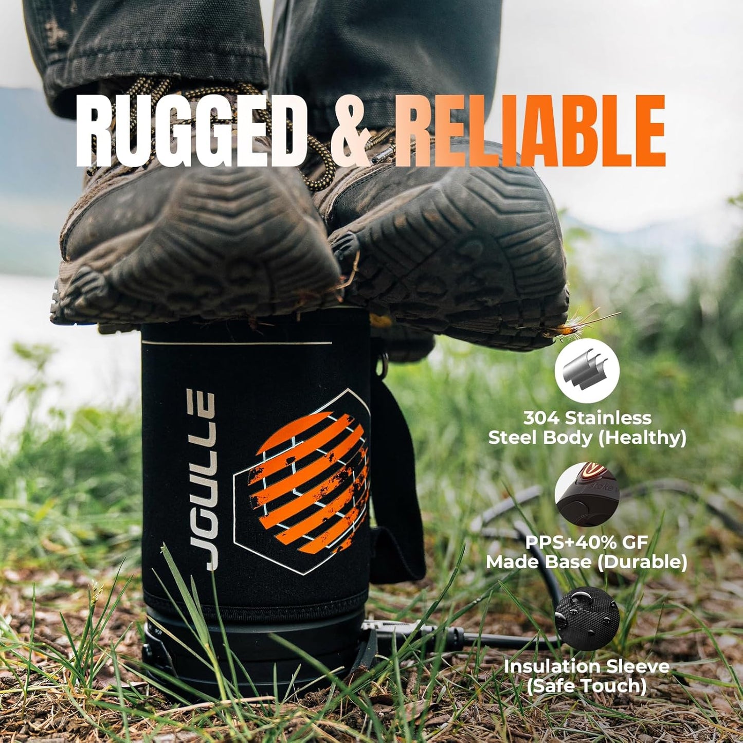 Electric Kettle, Portable Water Boiler for Coffee & Tea, 304 Stainless Steel Mini Tea Kettle, 500W Fast Boiling Water with Auto Shut-Off, Camping & Travel Essentials