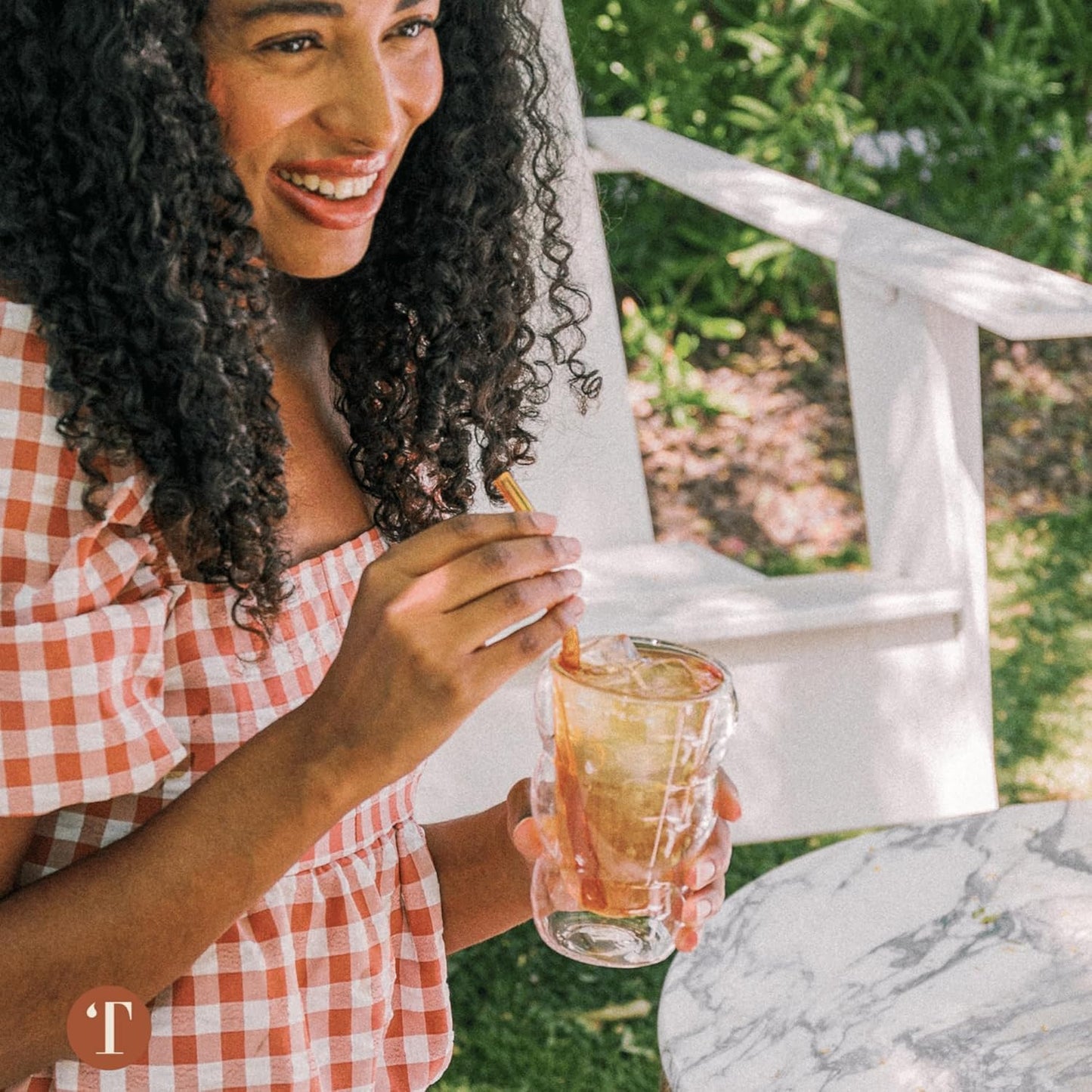 Glass Cloud cups 12 oz Double Wall Insulated Glass Cups - heat-resistant borosilicate glass -perfect for iced teas, lattes, and all your favorite sips (Amber)