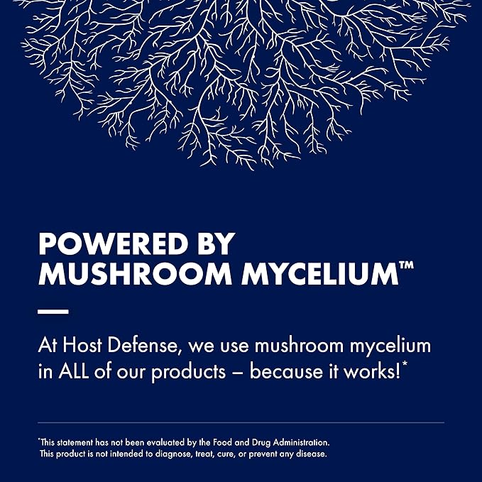 Host Defense MyCommunity Capsules - 17 Species Blend Mushroom Supplement for Immune Support - Herbal Aid with Lion's Mane, Reishi. Chaga, Cordyceps, Turkey Tail & More - 60 Capsules (30 Servings)*
