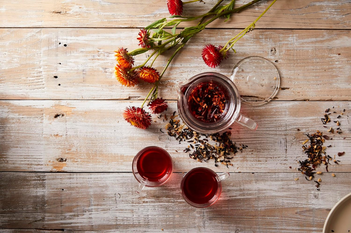 Silk Road Teas, Organic Orange Hibsicus Herbal Iced Tea, Tart Citrus & Floral Blend, Unsweetend, Caffeine-Free, 5 Gallon-Sized Tea Bags.