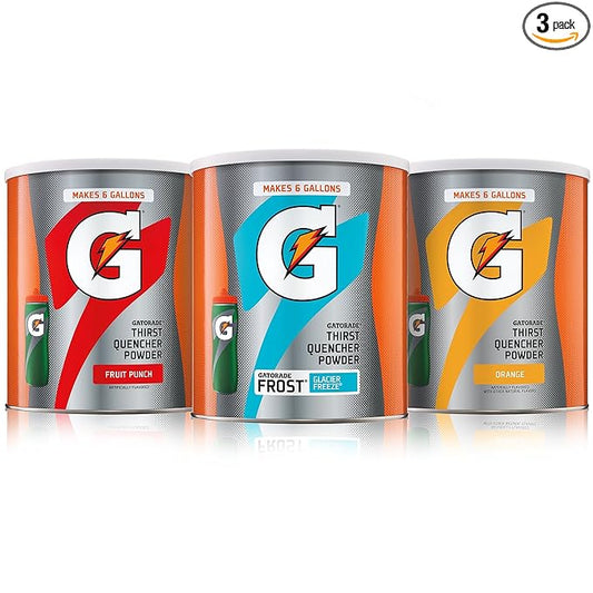 Gatorade Thirst Quencher 51Oz Powder Variety Pack (Pack of 3)